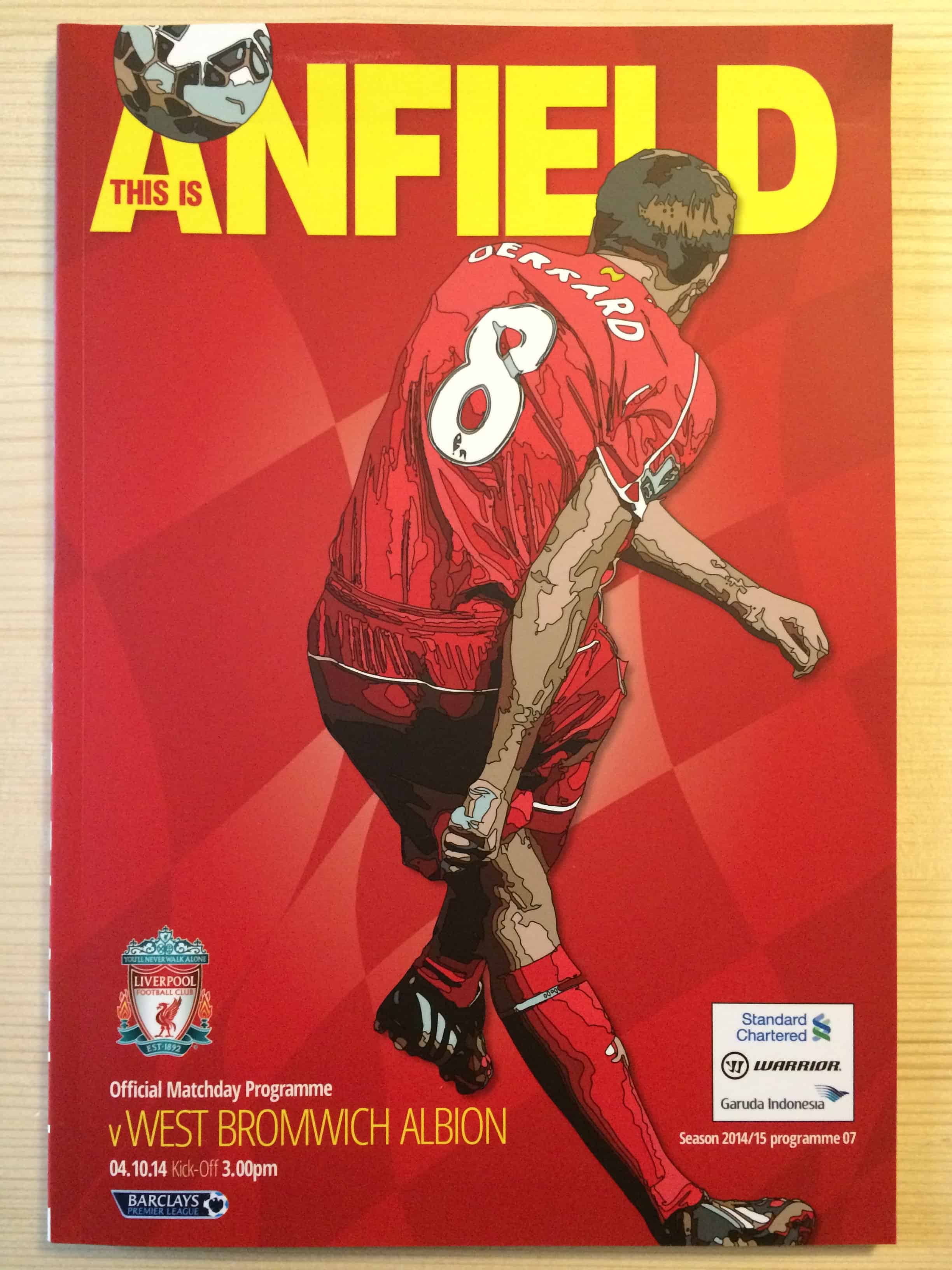 Liverpool FC v West Bromwich Albion FC 